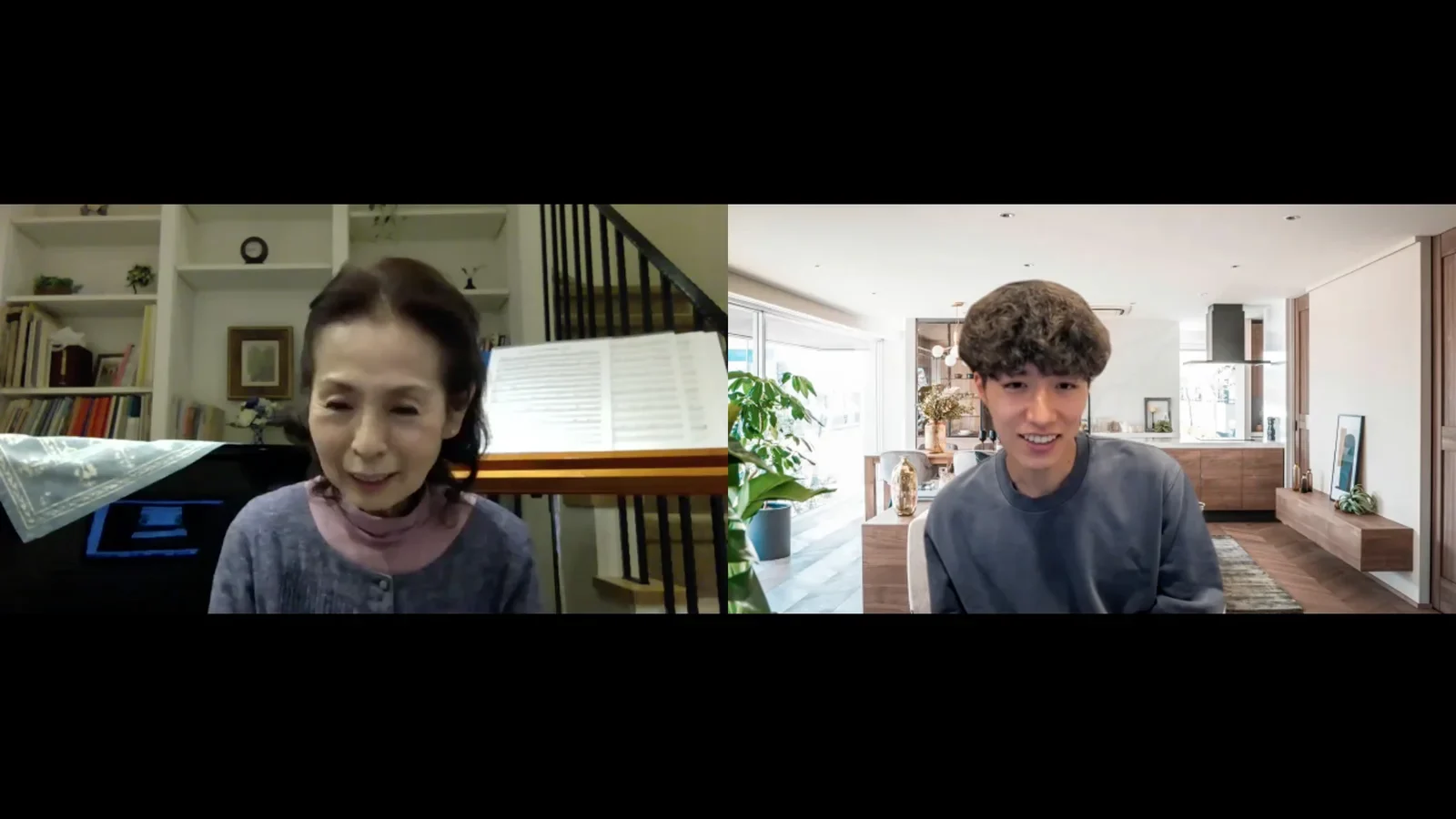 木村弓さんとWADIMスタッフが参加した最初のオンライン打ち合わせ画面