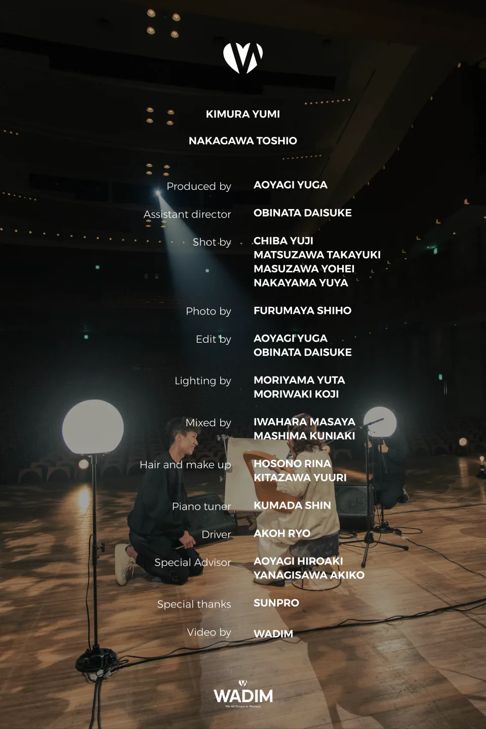 『ジブリを音楽からたどる』映像プロジェクトの制作クレジット